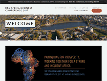 Tablet Screenshot of africabusinessconference.com